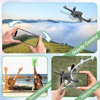 Tolatoyus TL16 Drón Kezdőknek - Kefenélküli Motor, Dupla FPV Kamera, Összecsukható, WiFi 5GHz, Optikai Áramlásérzékelő, 3D Flip, Alkalmazásv 5