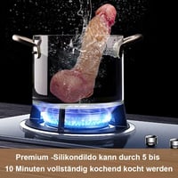 King Size XXL Élethű Spriccelő Dildó 23,5 cm, Tapadókorongos, Szilikon 2