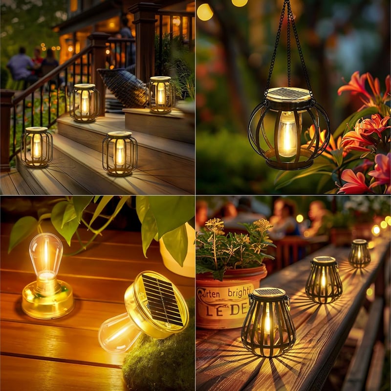 BUCASA 8 cm-es Napelemes Kerti Lámpa Alkatrész Szett - 2 db Átlátszó LED Fedél Panel, IP65 Vízálló Cseretető Kültéri Szolár Lámpákhoz