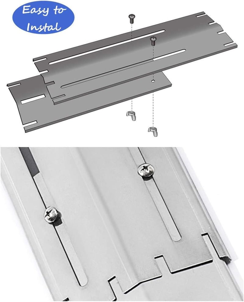 LOKHING univerzális grillrács, állítható 30,5-53,3 cm, rozsdamentes acél, 3 db