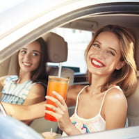 Vitever 2db-os Bubble Tea pohár szett 600ml, csíkos üveg fedéllel 6