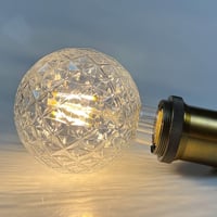 TIANFAN Vintage LED Izzó E27 - Kristály, Meleg Fehér, 4W, Dekoratív 7