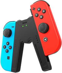 Nintendo Switch Joy-Con markolat, USB-C töltős, V-alakú kontroller - Fekete 1