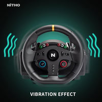 NITHO Drive Pro ONE V24 Gamer Versenykormány Pedálokkal, 270 Fokos Forgatás, PS4, PC, Xbox, Switch Kompatibilis, Vibrációs Funkcióval, Arcad 9