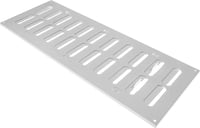 Állítható fehér légbeömlő rács 400x150mm rovarráccsal - HVAC 5