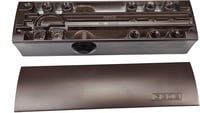 GEZE TS 2000 V BC barna karos ajtócsukó 1250 mm-es szárnyakhoz, szerelőlappal 9