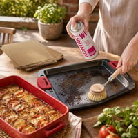 Sada na pečenie a čistenie: 6x podložka + sprej + kefa + pekáč 1