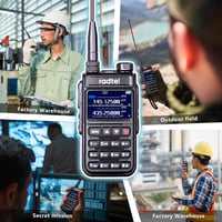 Radtel RT-890 Kétsávos Színes LCD-s Walkie-Talkie Rádióamatőröknek, Légisáv Vétellel 6