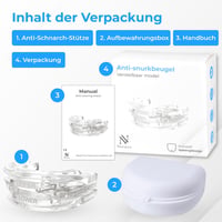 Nuvance állítható, átlátszó horkolásgátló sín - BPA-mentes, hatékony éjszakai megoldás 7