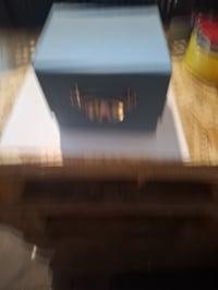 Fotobox s vekom Rössler S.O.H.O., modrý denim, 17x15x13 cm, organizér na vizitky, 1 ks, mierne poškodený obal 7