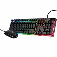 Trust GXT 838 Azor gaming tipkovnica i miš s RGB LED osvjetljenjem — Donja strana miša je izgrebana, a gornja strana ima tragove korištenja (stanje: vidi 2. sliku) 1