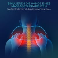 VOYOR-HEALTH PJ100 Nyakmasszírozó Melegítő Funkcióval - 4D Shiatsu Masszázs Vállra, Hátra és Testre, Izomfájdalom Enyhítésre 11