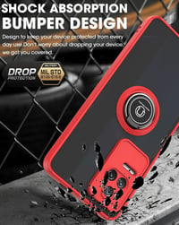 Xiaomi Redmi K50/K50 Pro Égkék Ütésálló Áttetsző Hátlapú Tok 4