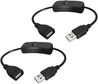 Greluma 2db USB hosszabbító kábel kapcsolóval - LED, ventilátor, autós kamera 1