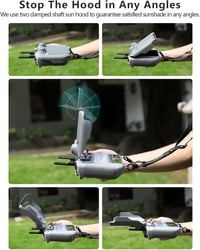 DJI Mini 4 Pro RC 2 Napellenző és Joystick Védő Szett 5