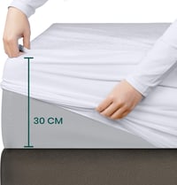 Utopia Bedding vízálló matracvédő 135x200 cm, légáteresztő, Oeko-TEX 7