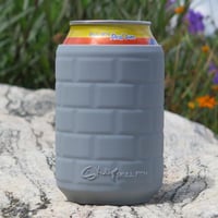 Szürke szilikon hőszigetelő pohár 340 ml-es dobozos italokhoz 1