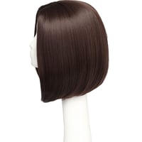 BESTUNG Rövid Bob Paróka Nőknek - Egyenes, Vállig Érő, Mézes Barna Hajpótlás Hőálló Szintetikus Szálakból, Parókahálóval, 30 cm 4
