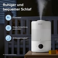 Levoit 3L Ultrahangos Párásító - Felültölthető, 360° Forgó Fúvóka, 19dB Halk Működés, 25 Órás Üzemidő, Okos Vezérlés, Aroma Diffúzor Hálószo 5