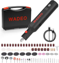WADEO 8V 100W Mini Csiszológép LED-del, 157 Tartozékkal, Barkácsoláshoz 1