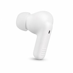 Cască stânga JBL Wave Beam 2, piesă de schimb, albă, Bluetooth In-Ear, cu anularea zgomotului, Pure Bass Sound