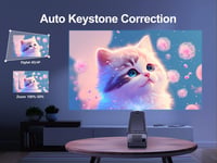 XGIMI 4K WiFi mini projektor, Android 11, 10000 lumen, 150" képernyő, forgatható 2