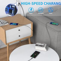 Nylon 3in1 USB kábel iPhone Lightning és Type-C - 1m, többfunkciós töltő 2