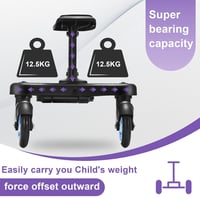 Vihir univerzális babakocsi lépcsőtoldalék második gyermeknek, 2-6 éveseknek (25 kg-ig) 7