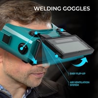 SPARGOS Automata Sötétedésű Hegesztőszemüveg - Napelemes MIG TIG ARC Védőszemüveg 4