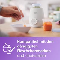 Philips AVENT SCF358/00 Cumisüveg Melegítő - Gyors és Egyenletes Melegítés Tejhez és Bébiételhez, Fehér 6