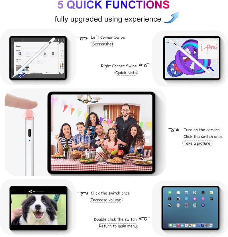 Apple Pencil alternatíva: LPUNCD iPad ceruza, gyorstöltéssel és dőlésérzékeléssel