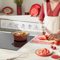 Cooksir 60 cm-es Indukciós Főzőlap 4 Zónával - Rugalmas Kombinált Felülettel, 3500W Teljesítmény, Üvegkerámia, Önálló Beépíthető 6
