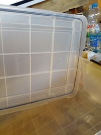 Iris Ohyama Prozirna kutija za pohranu 30L, s hermetičkim poklopcem, vodootpornim zatvaranjem, složiva, bez BPA, WSB-30 – 1 kom. 5