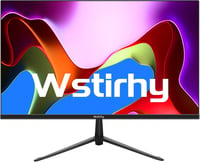 Wstirhy 24" Full HD IPS Monitor - 75Hz, 5ms, HDMI/VGA Csatlakozás, Vékony Keret, Falra Szerelhető, Otthoni és Irodai Használatra, Fekete 1
