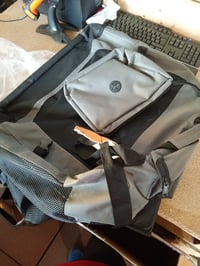 Geantă de transport pliabilă pentru animale de companie Morpilot 70x52x52 cm, gri închis, pentru câini și pisici — fără bol de hrănire (stare: vezi poza 2) 2