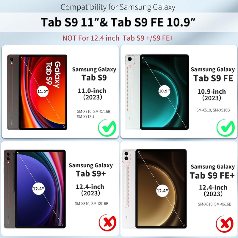 Samsung Galaxy Tab S9 FE/S9 EasyAcc német QWERTZ billentyűzetes tok, levehető, ceruzatartóval, fekete