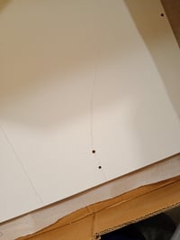 FEANDREA macska WC bútor oldalsó asztalként, dupla ajtó, elöl nyíló bejárat, 80x50x45 cm — repedt bútorlapok (állapot: lásd a 2. képet) 3