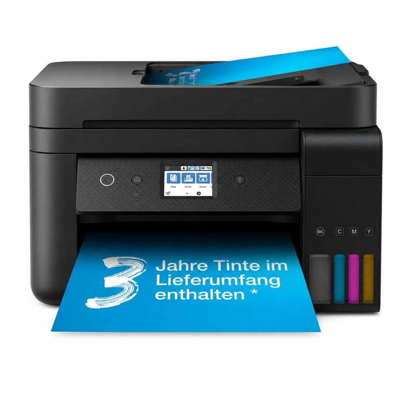 Imprimantă multifuncțională Epson EcoTank ET-4850 A4 cu Wi-Fi și rezervor de cerneală, garanție 3 ani — fără cerneală inclusă (stare: vezi a doua imagine)