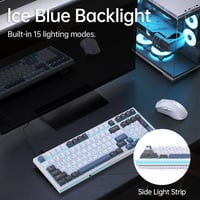 KEMOVE K98SE LED-es Mechanikus Gamer Billentyűzet, 98 Gombos, Piros Kapcsolós 4