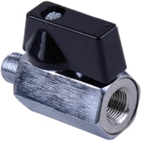winwill 2db 1/8" NPT Sárgaréz Golyóscsap - Nikkelezett, Dupla Tömítésű Mini Elzáró Szelep Vízhez, Olajhoz - Kétirányú Áramlás 2