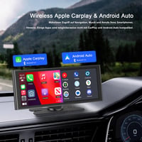 Avylet 9,26" Vezeték Nélküli CarPlay Kijelző Apple CarPlay & Android Auto Támogatással, IP67 Tolatókamerával, GPS Navigációval, Bluetooth 2