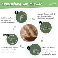 Scrupmi Miswak természetes fogkefe szett - 4 db, vegán, újrahasználható 6