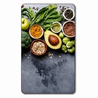 Kesper staklena daska za rezanje 52x30 cm Healthy Kitchen sa sivim uzorkom, 1 kom (set nepotpun) 1