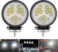 Kerek LED Offroad Munkalámpa 36W - 2db Vízálló Spotlámpa 1