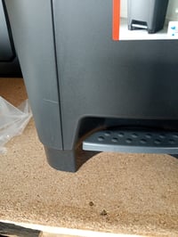 Sundis StepBin pedálos szemetes 50 literes, fekete-szürke, műanyag konyhai hulladékgyűjtő — oldalsó karc (állapot: lásd a 2. képet) 3