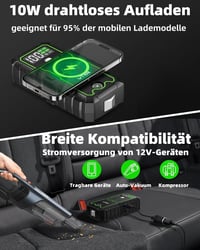 UTRAI 5000A autós indításrásegítő powerbank, LED lámpával és biztonsági kalapáccsal 4