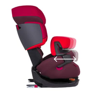 CYBEX Pallas S-Fix 2-in-1 Gyerekülés, ISOFIX Rögzítéssel, 9-36 kg, 9 Hónapos-12 Éves Korig, 11 Pozíciós Dönthetőség, Rumba Piros 6