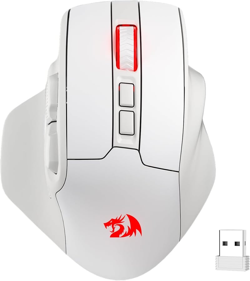 Redragon M806 vezeték nélküli gamer egér, 7 programozható gomb, RGB