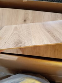 vidaXL polica za knjige u boji artisan hrasta, 60x24x143 cm, 4 police, iverica - napukla stražnja ploča (stanje: vidi 2. sliku) 2
