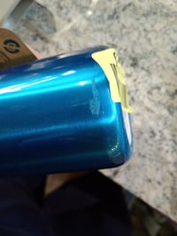 Detská fľaša na vodu ION8 z nehrdzavejúcej ocele, 400 ml, modrá, nepriepustná, otváranie jednou rukou — odrenina na spodnej strane (stav: pozri 2. obrázok) 2